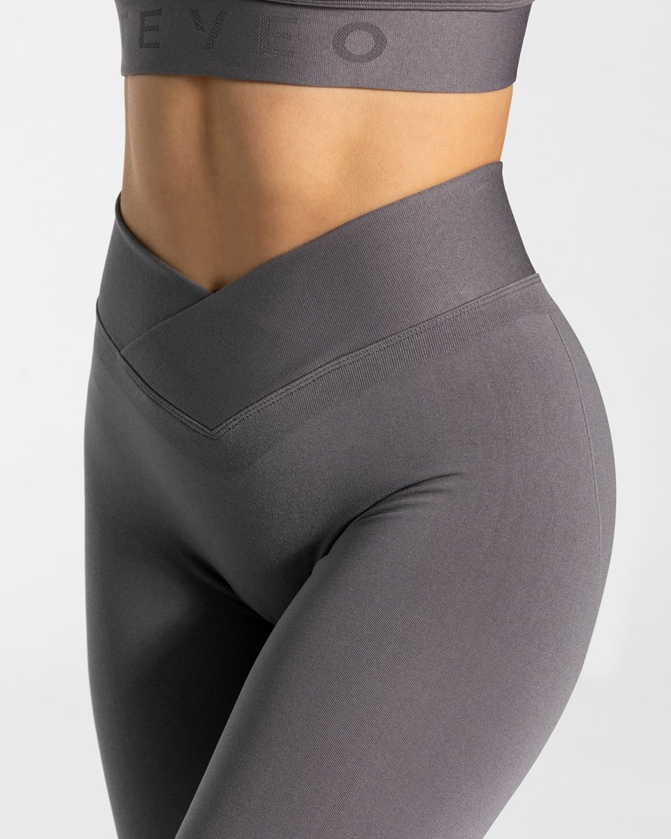 TEVEO V-Shape Leggings Graphit | JYHX-23541