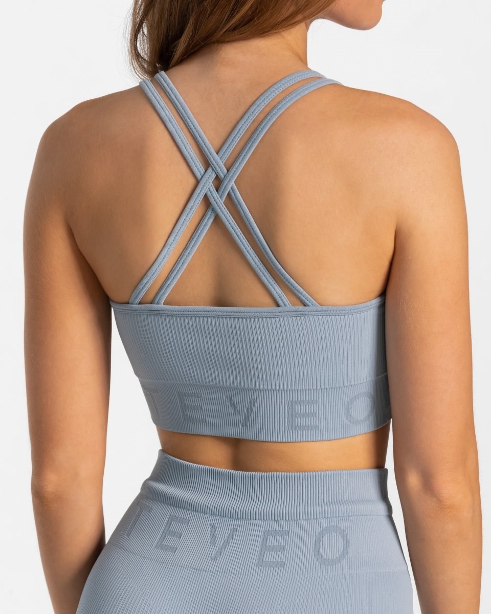 TEVEO Žebrovaný BH Blankyt | JVLD-16502