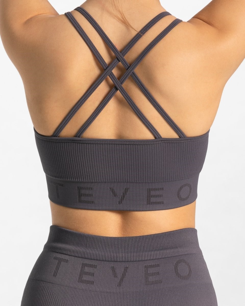 TEVEO Žebrovaný BH Gray | NSRO-02784