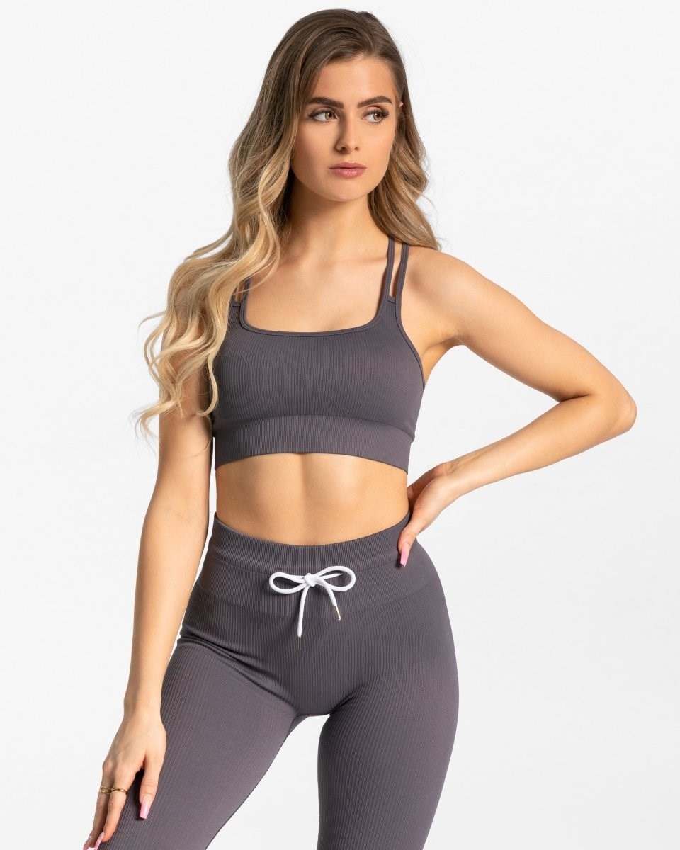 TEVEO Žebrovaný BH Gray | NSRO-02784