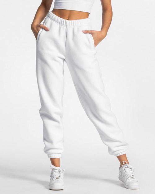 TEVEO Iconic Oversized Jogger Bílé | CPKT-42673
