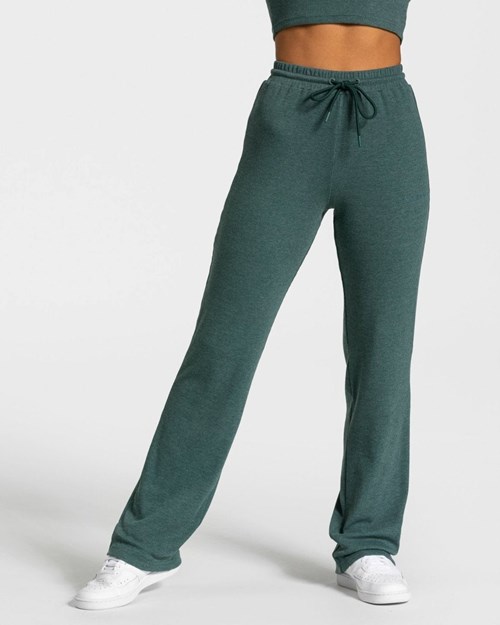 TEVEO Lounge Pants Tmavě Zelene | ANMW-97801