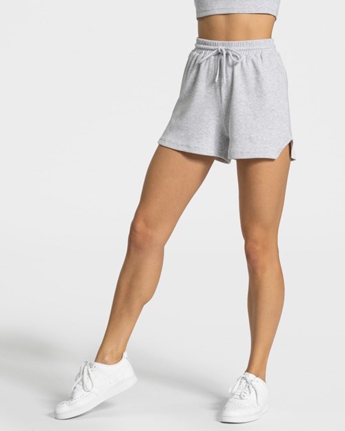 TEVEO Lounge Shorts Světle Šedé | YUTQ-53807