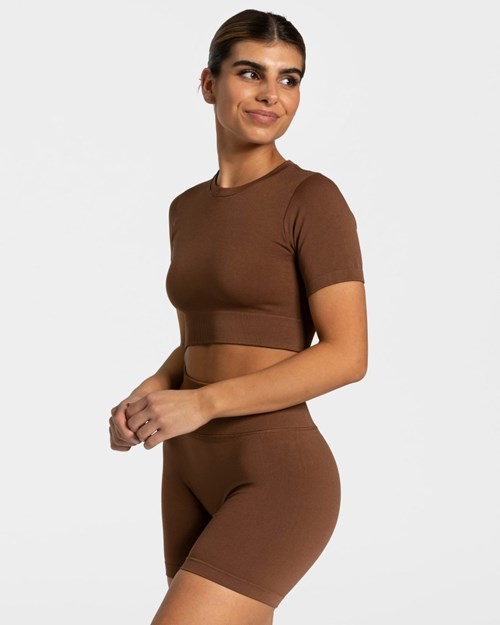 TEVEO Sensation Crop Top Karamell | QNHM-51493