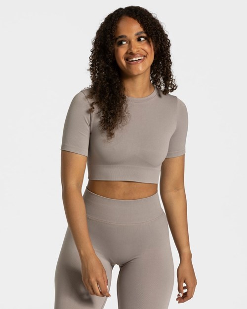 TEVEO Sensation Crop Top Stone | XKZC-18643