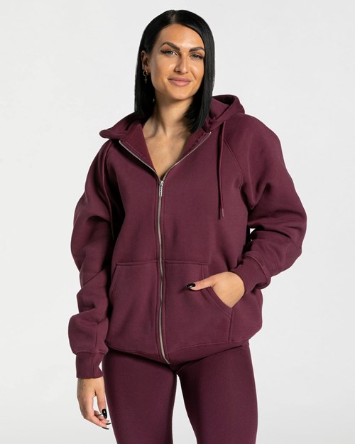 TEVEO Statement Oversized Jackets Pflaume | QBGE-47903