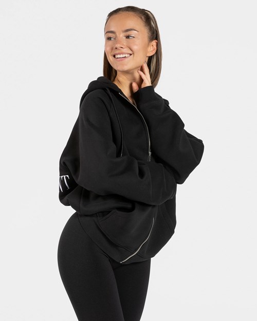 TEVEO Statement Oversized Jackets Černé | MADS-45297