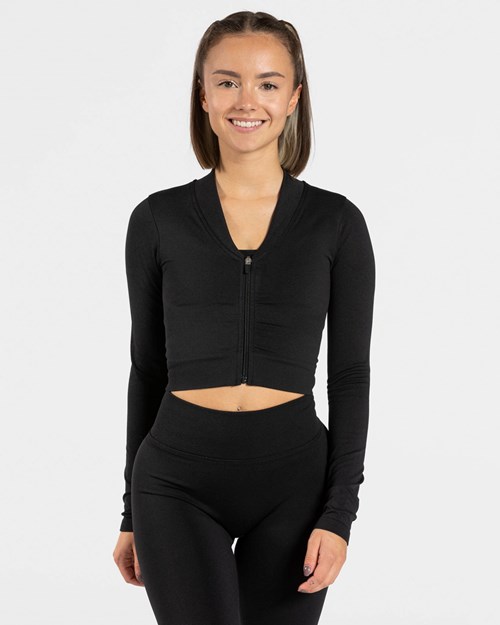 TEVEO Statement Zip Jackets Černé | WGVD-93561