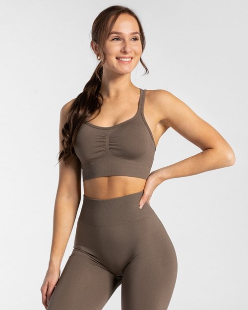 TEVEO Timeless Scrunch Bh Taupe | NOHR-79164