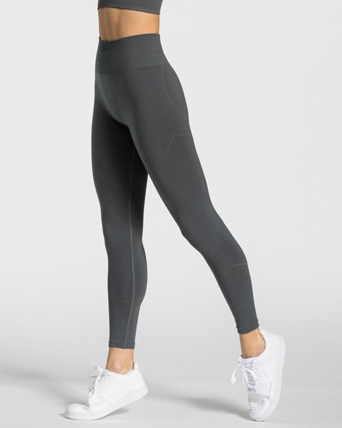 TEVEO True Leggings Tmavě Šedé | GVBY-80153