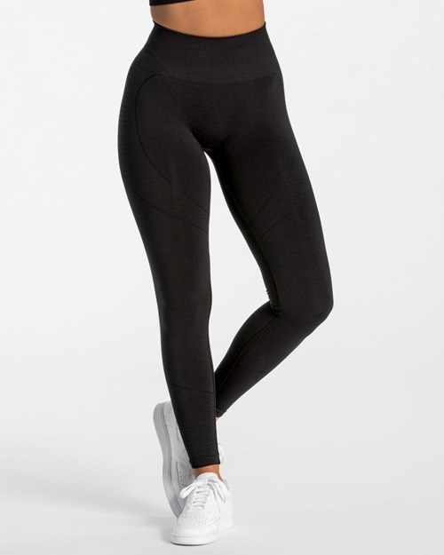 TEVEO True Leggings Černé | QFAG-61973