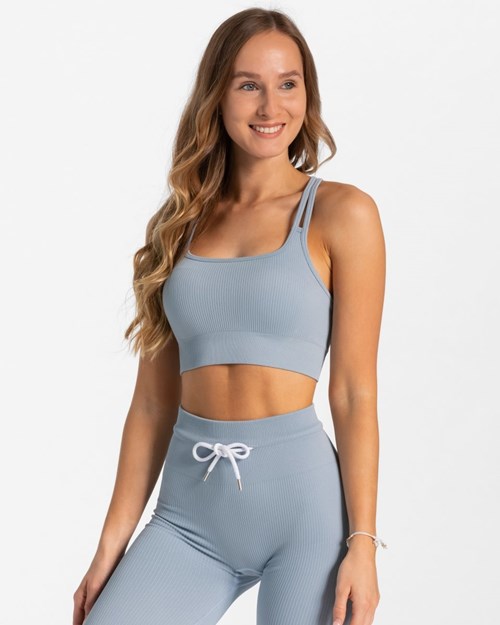 TEVEO Žebrovaný BH Blankyt | JVLD-16502